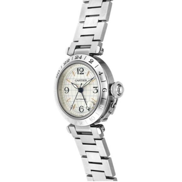 Cartier Accessories - AUTHENTIC Cartier Pasha C Automatic GMT 2377 Steel Watch